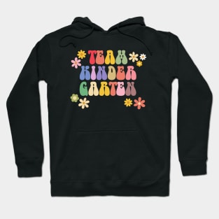 Rainbow Proud Teachers of Team Kindergarten Pre K Students Teacher Appreciation Day Hoodie